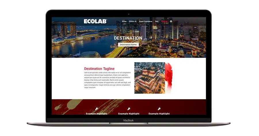 Singapore incentive travel trip informational website